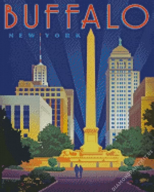 Buffalo New York Poster Diamond Painting