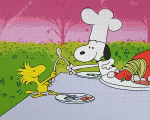 Charlie Brown Thanksgiving Diamond Painting