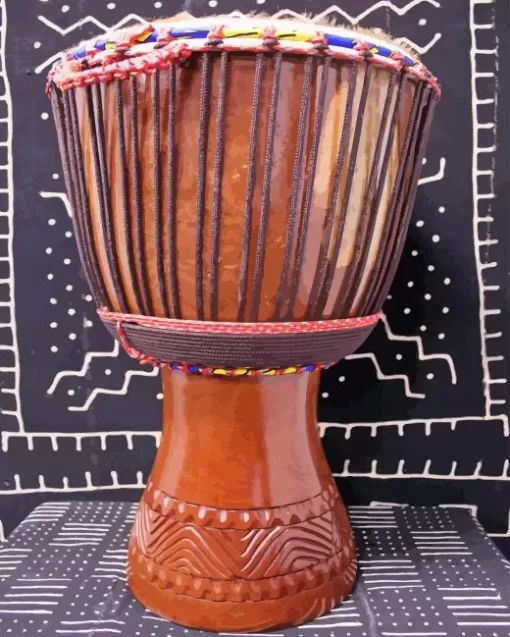 Djembe Instrument Diamond Painting