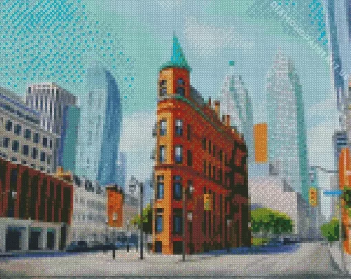 Flatiron Building In New York City Diamond Painting