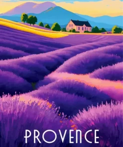 France Provence Poster Diamond Painting