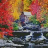 Glade Creek Grist Mill Diamond Painting