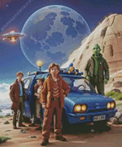 Hitchhikers Guide To The Galaxy Diamond Painting