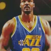 Karl Malone Basketballer Diamond Painting