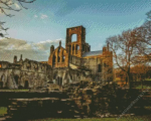 Kirkstall Abbey England Diamond Painting