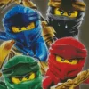 Lego Ninjago Characters Diamond Painting