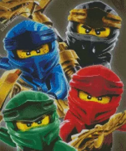 Lego Ninjago Characters Diamond Painting