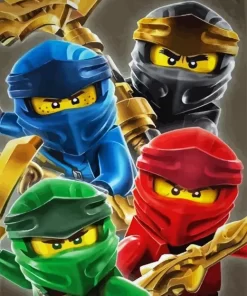 Lego Ninjago Characters Diamond Painting