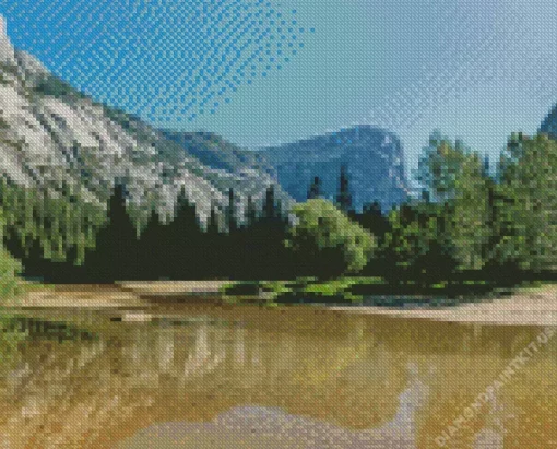 Merced River Diamond Painting