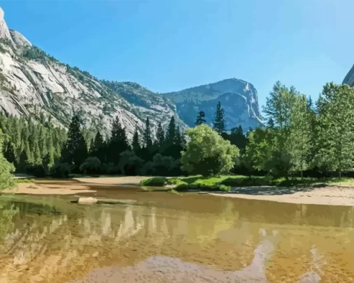 Merced River Diamond Painting