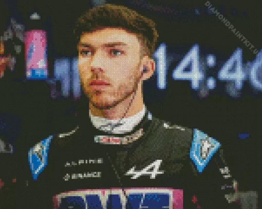 Pierre Gasly Diamond Painting