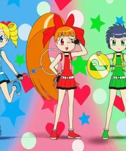 Powerpuff Girls Z Cartoon Diamond Painting