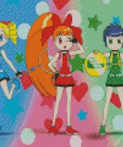 Powerpuff Girls Z Cartoon Diamond Painting