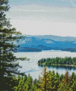 Priest Lake Diamond Painting