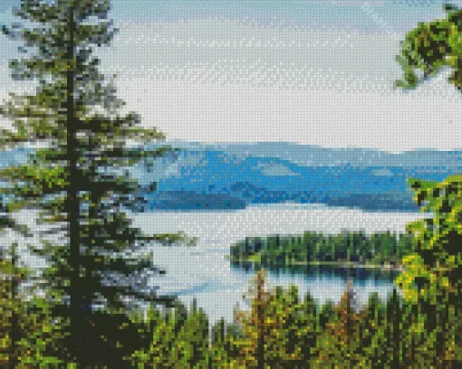 Priest Lake Diamond Painting