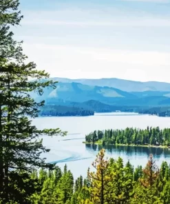 Priest Lake Diamond Painting