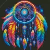 Rainbow Dream Catcher Diamond Painting