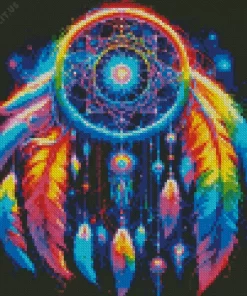 Rainbow Dream Catcher Diamond Painting