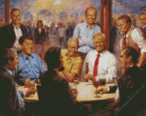 Republican Card Game Diamond Painting