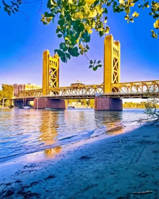 Sacramento Bridge Diamond Painting