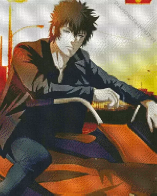 Shinya Kogami Psycho Pass Diamond Painting