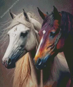 Stallion Horses Diamond Painting