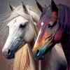 Stallion Horses Diamond Painting