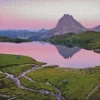 Sunset Over Pyrenees Diamond Painting