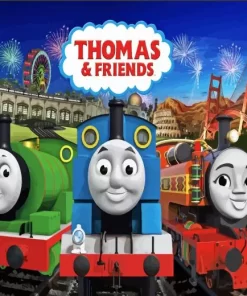 Thomas and Friends Poster Diamond Painting