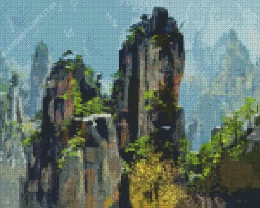 Tianzi Mountain Diamond Painting