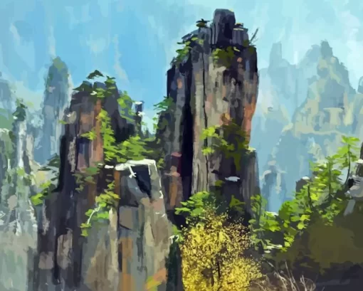 Tianzi Mountain Diamond Painting