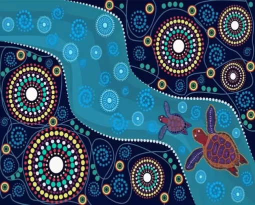 Aesthetic Aboriginal Diamond Painting