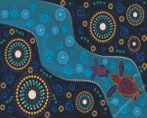 Aesthetic Aboriginal Diamond Painting