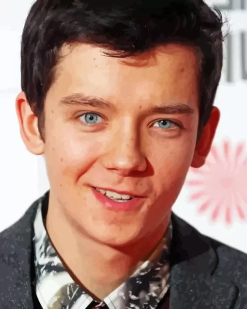 Asa Butterfield Actor Diamond Painting