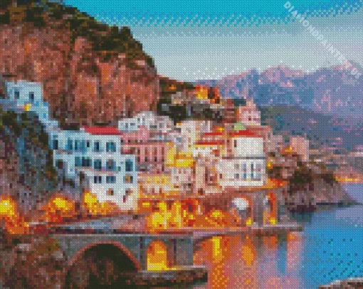 Atrani City Diamond Painting