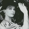 Black And White Leslie Caron Diamond Painting