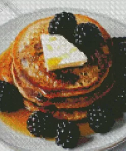 Blackberries Pancake Diamond Painting