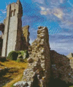 Corfe Castle Diamond Painting