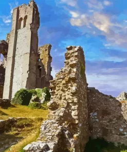 Corfe Castle Diamond Painting