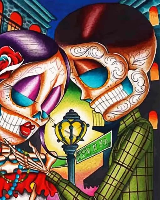 Day of the Dead Diamond Painting