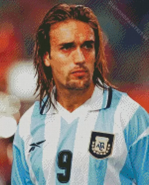 Gabriel Batistuta Diamond Painting