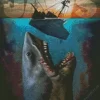 Jaws Film Diamond Painting