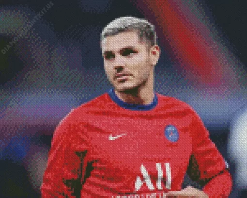 Mauro Icardi Footballer Diamond Painting