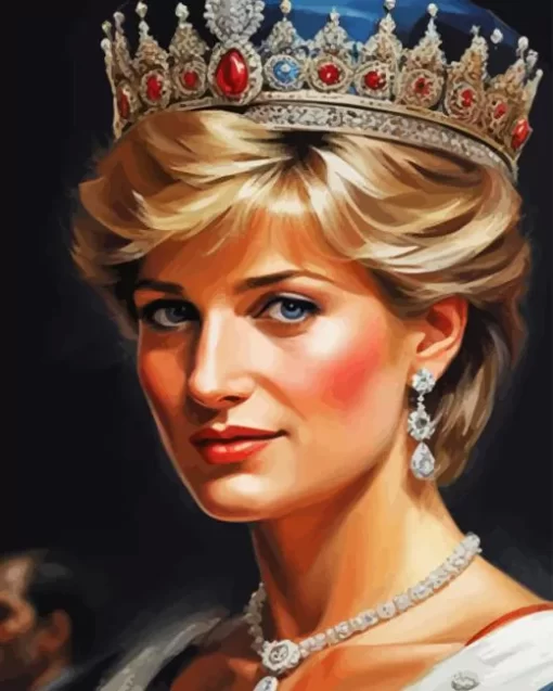 Princess Diana Diamond Painting