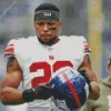 Saquon Barkley Player Diamond Painting