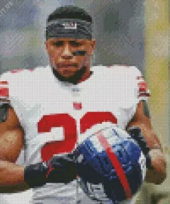 Saquon Barkley Player Diamond Painting