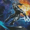 Silver Surfer Character Diamond Painting