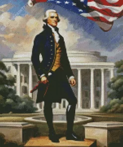 Thomas Jefferson US President Diamond Painting