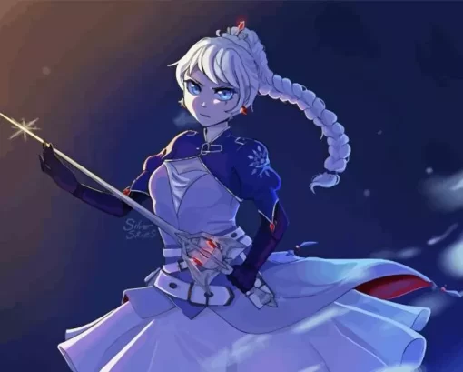 Weiss Schnee Diamond Painting