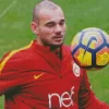 Wesley Sneijder Footballer Diamond Painting